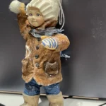 Новогодняя игрушка Ваня и снежок 2